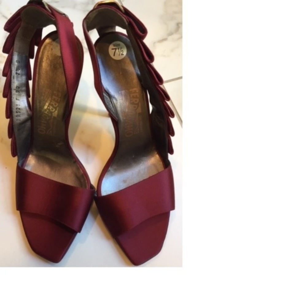 Salvatore Ferragamo Satin Heels
